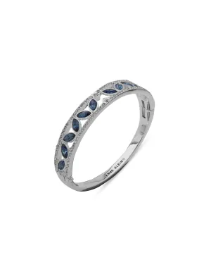 Hinge Bracelet Set Sapphire In Gift Box