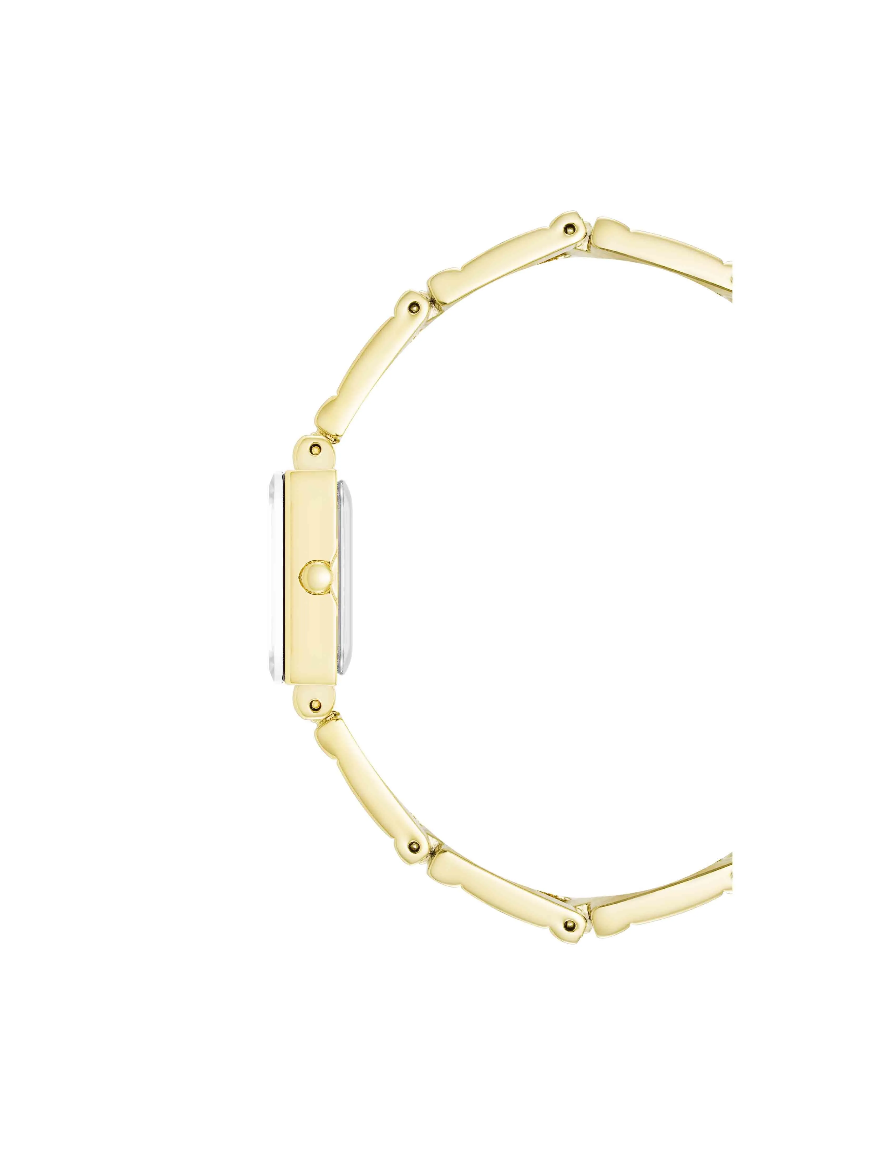 Iconic Rectangular Case Bangle Watch Set