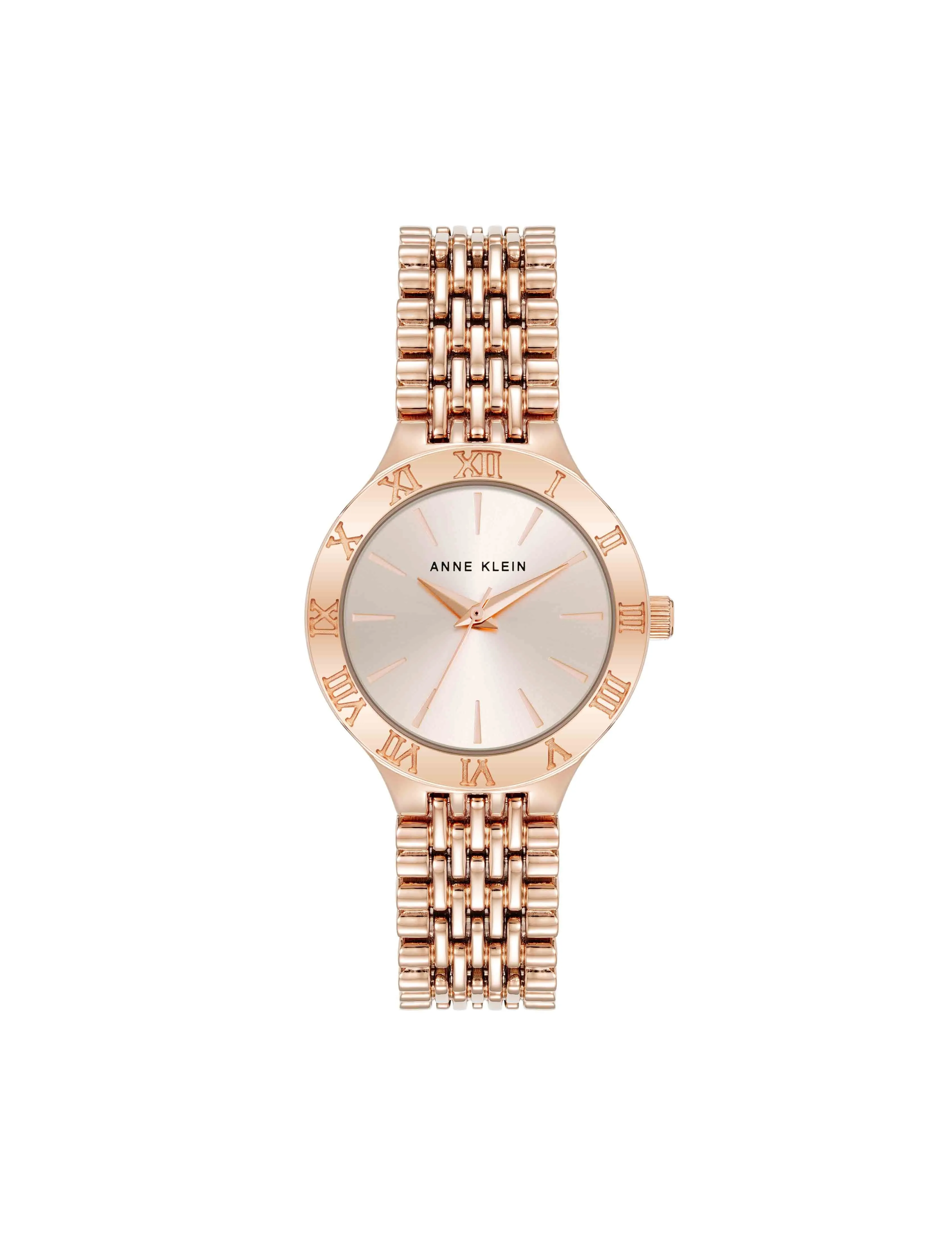 Iconic Round Roman Numeral Bezel Watch