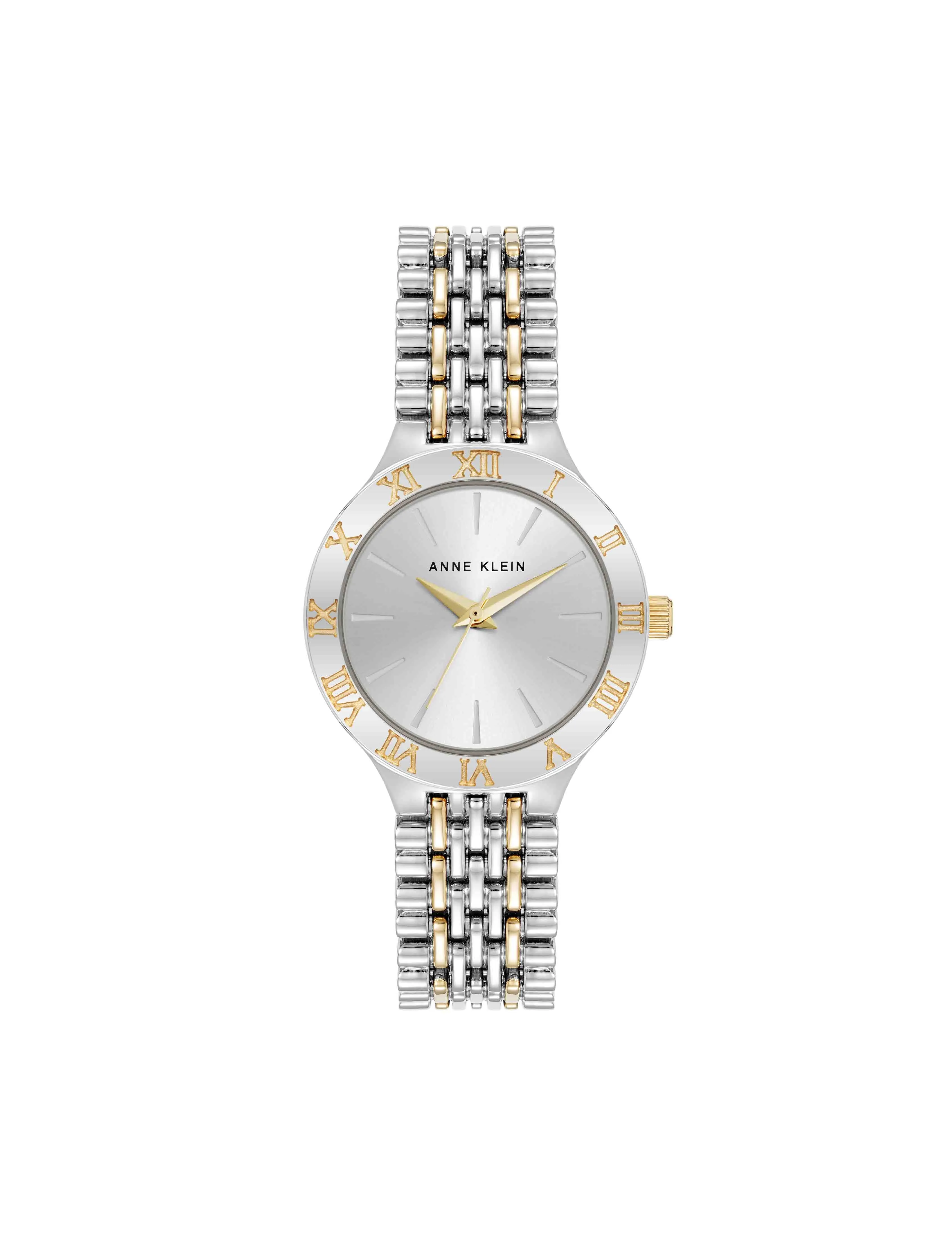 Iconic Round Roman Numeral Bezel Watch