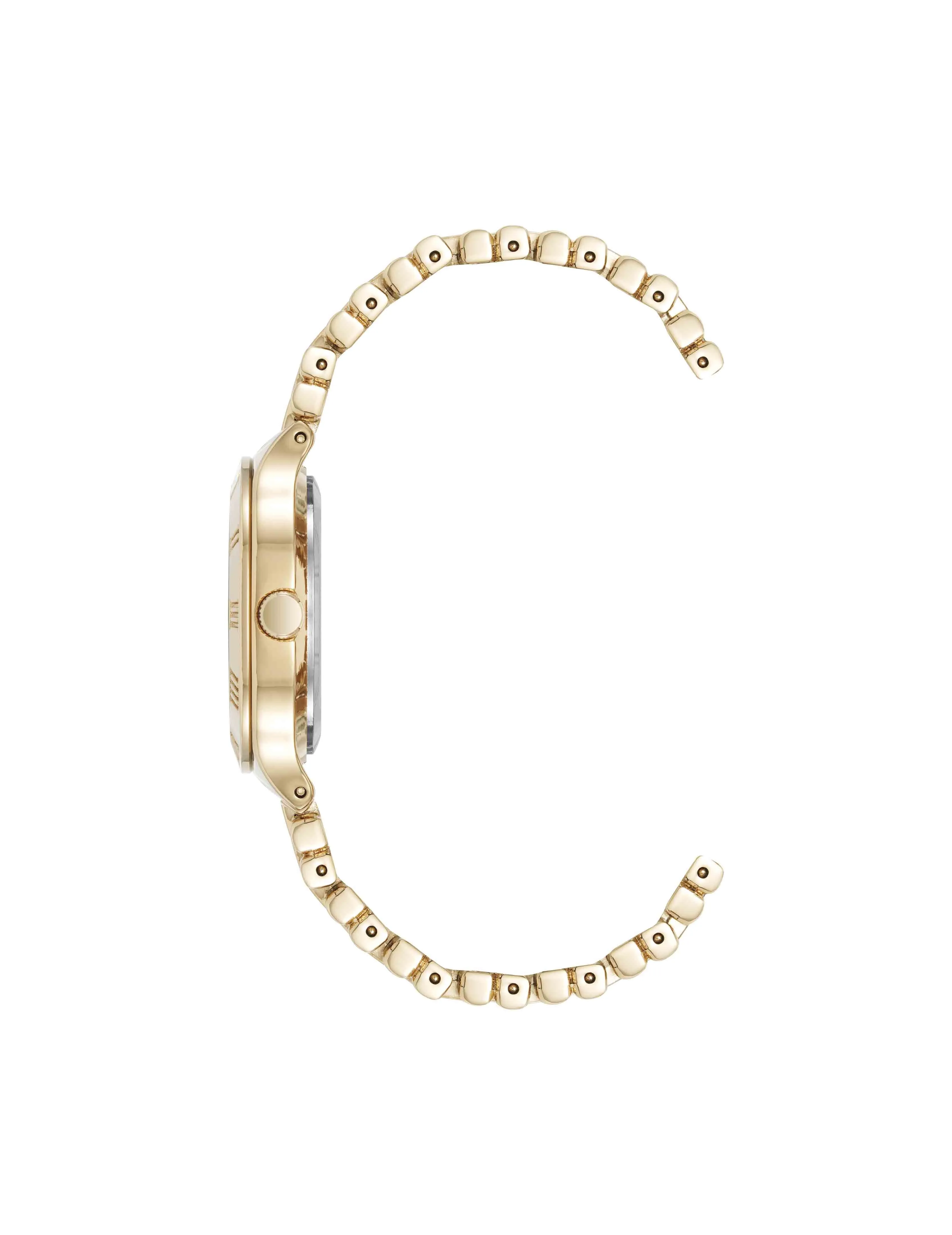 Iconic Round Roman Numeral Bezel Watch
