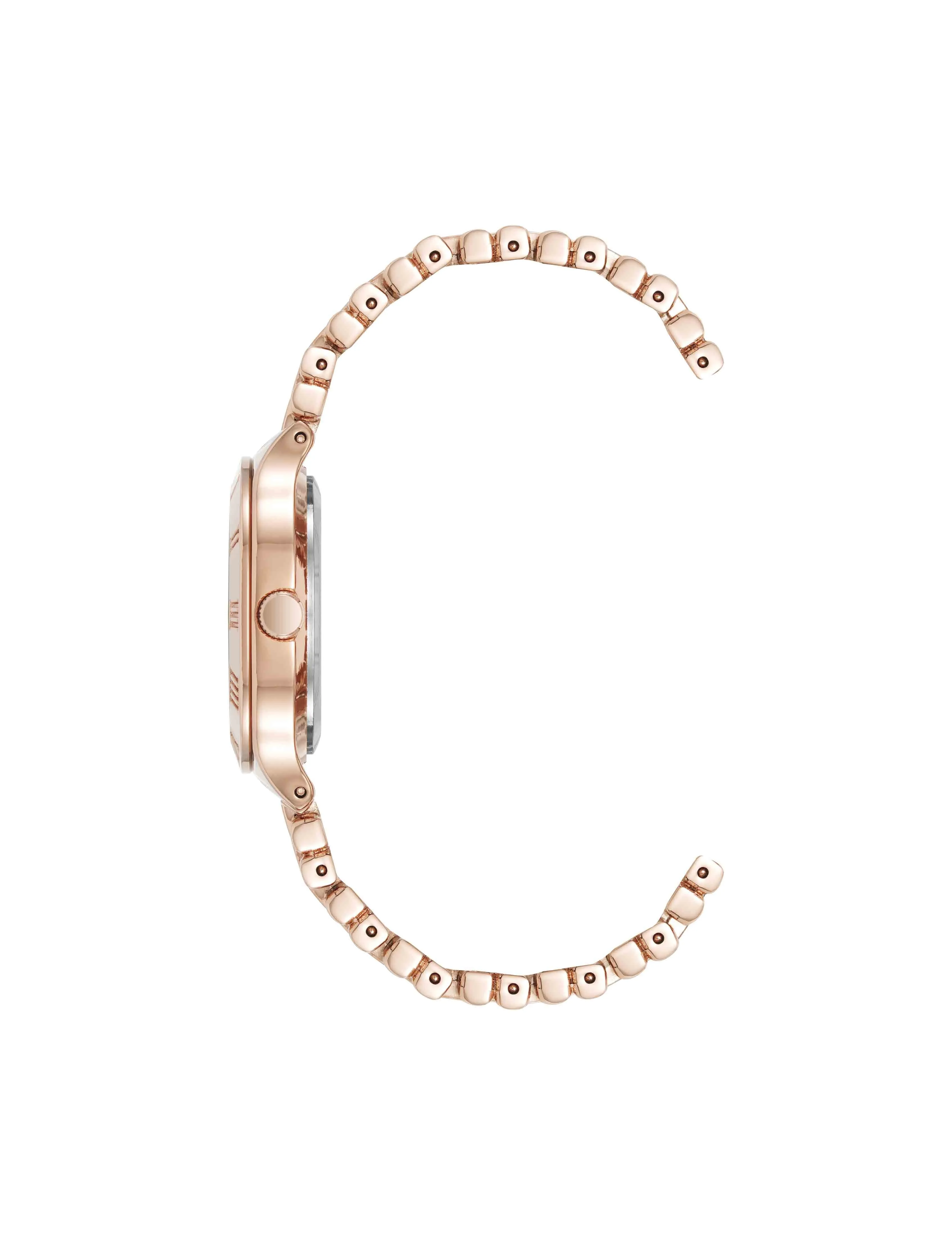 Iconic Round Roman Numeral Bezel Watch