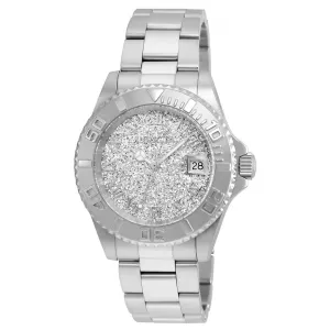 Invicta 22706 Women's Angel Silver Textured Dial Steel Bracelet Dive Watch