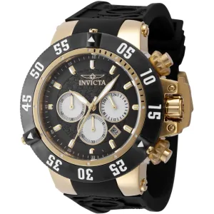 Invicta Men's Chronograph Watch - Subaqua Noma VIII Black Silicone Strap | 47330