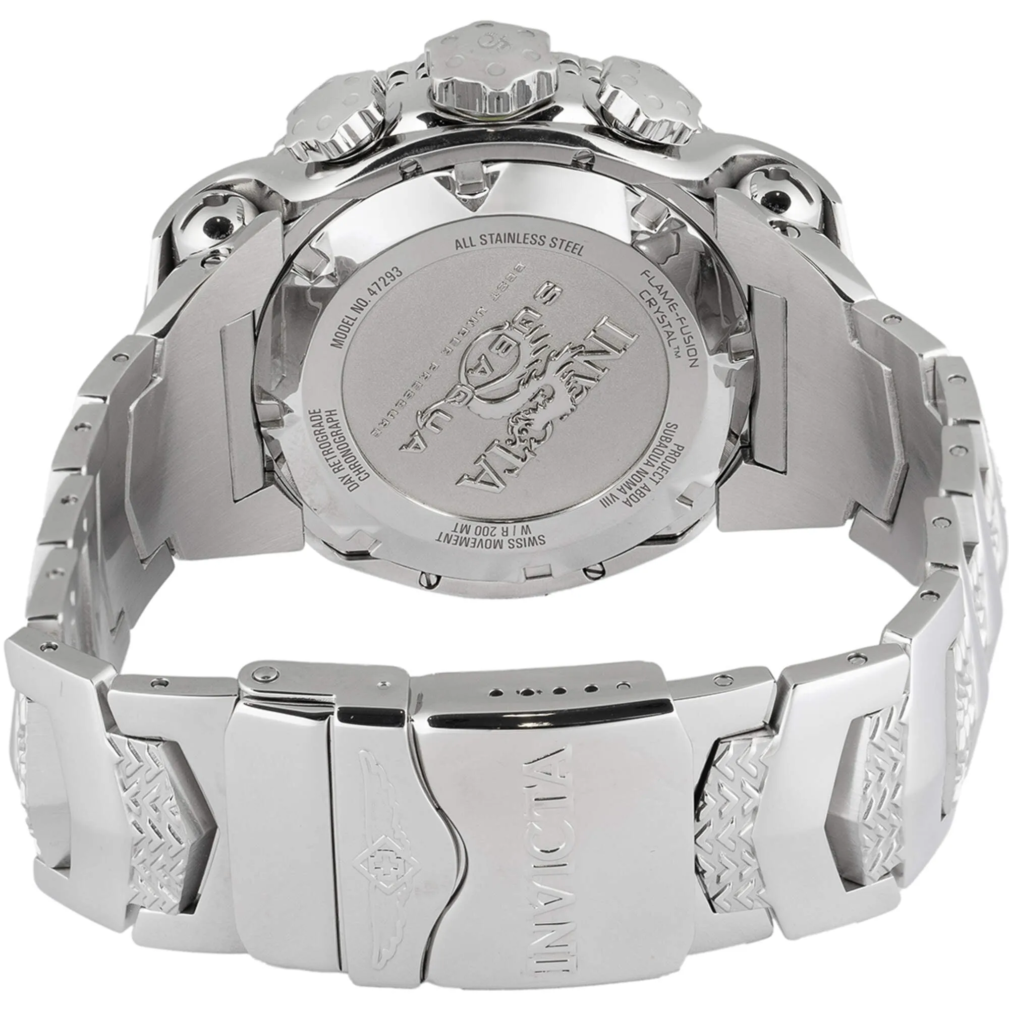Invicta Men's Chronograph Watch - Subaqua Noma VIII Silver Tone Bracelet | 47293