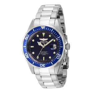 Invicta Men's Stainless Steel Watch - Pro Diver Blue Dial Quartz Bracelet | 9204