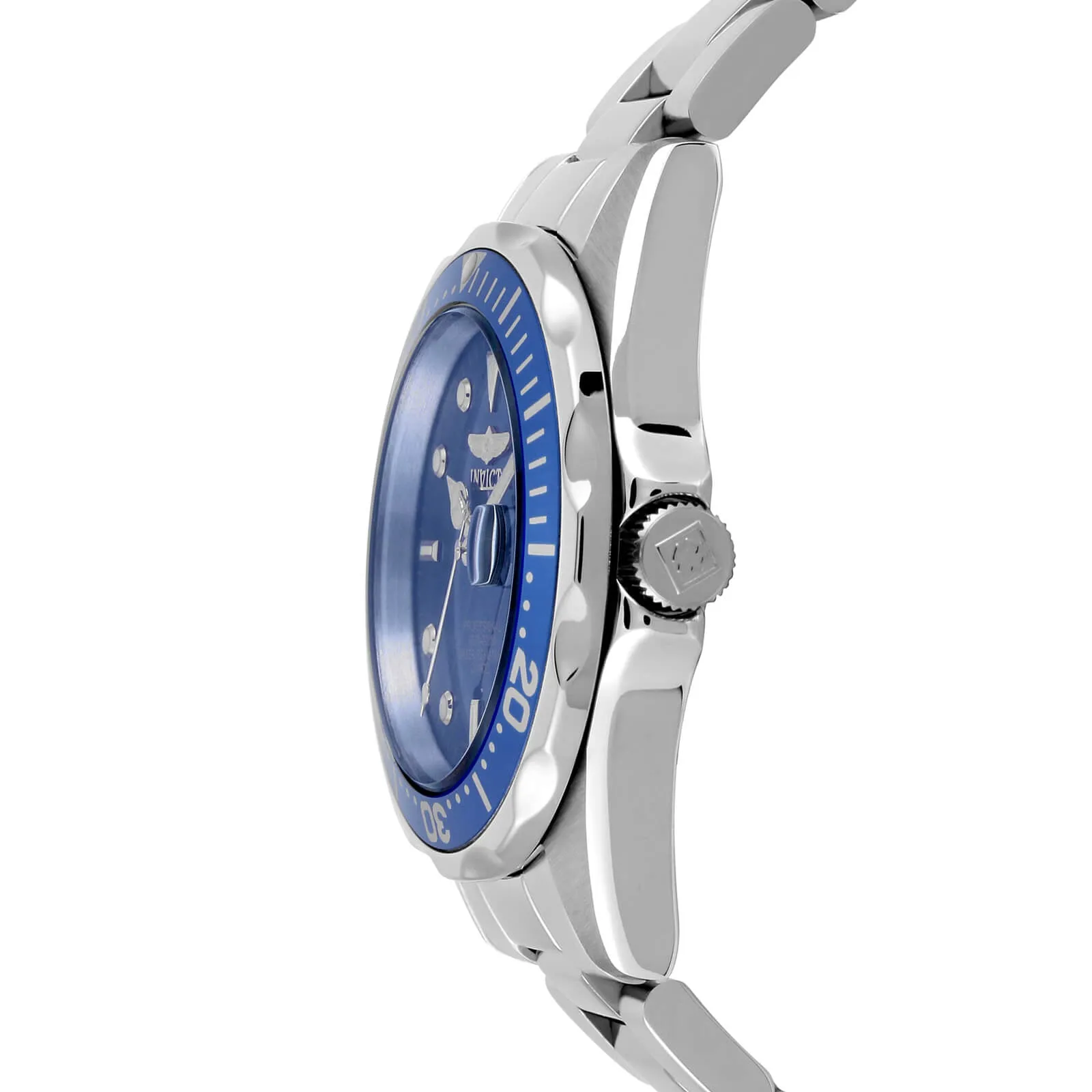 Invicta Men's Stainless Steel Watch - Pro Diver Blue Dial Quartz Bracelet | 9204