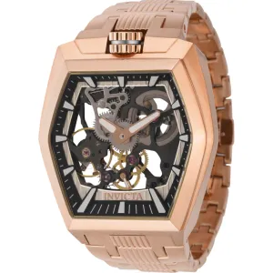 Invicta Men's Watch - Akula Mechanical White and Black Skeleton Dial Steel | 44014