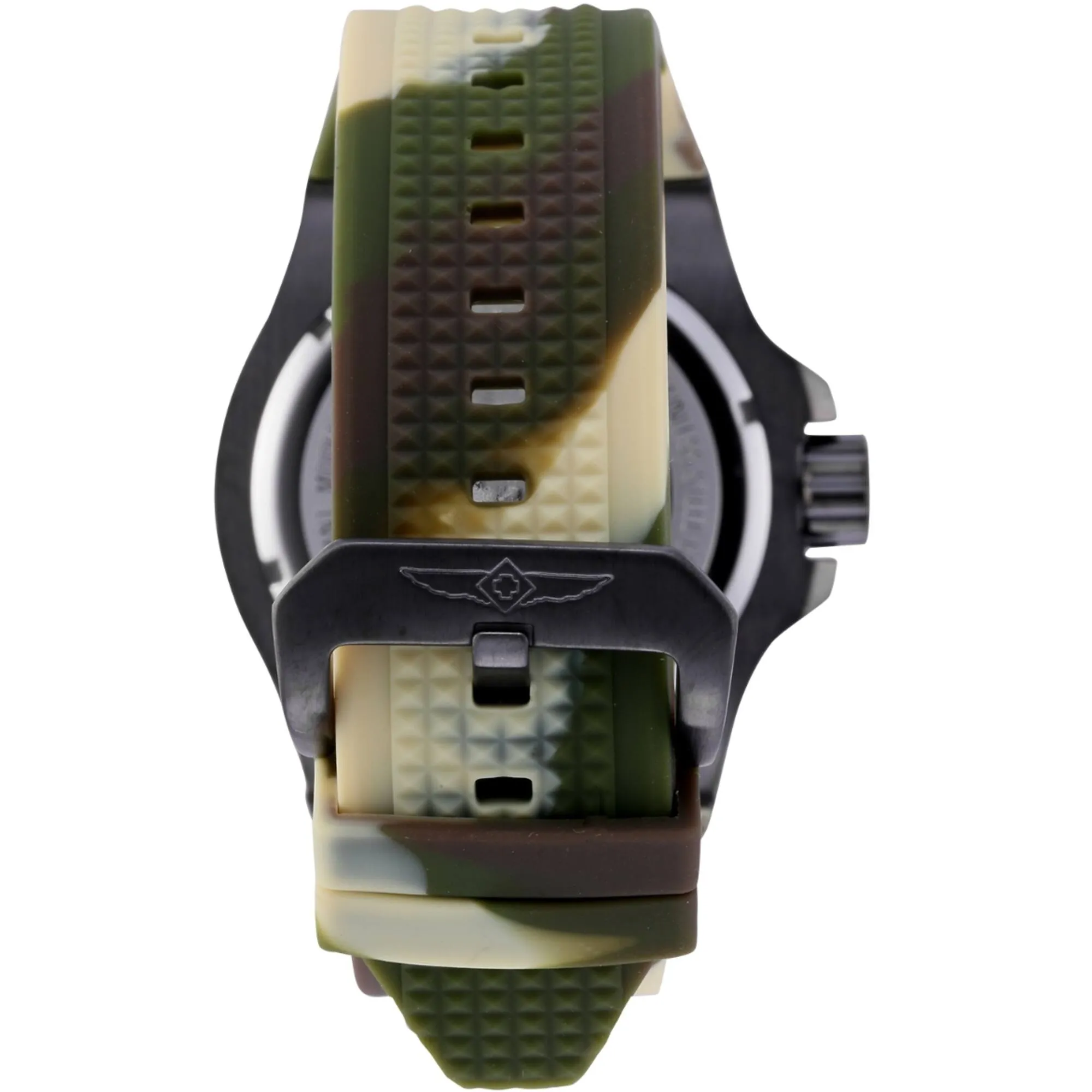 Invicta Men's Watch - Aviator Quartz Chrono Gunmetal and Green Dial Strap | 39307
