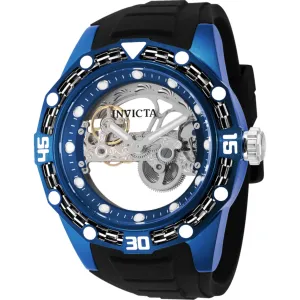 Invicta Men's Watch - Bolt Automatic Blue and Silver Ghost Bridge Dial Strap | 44024