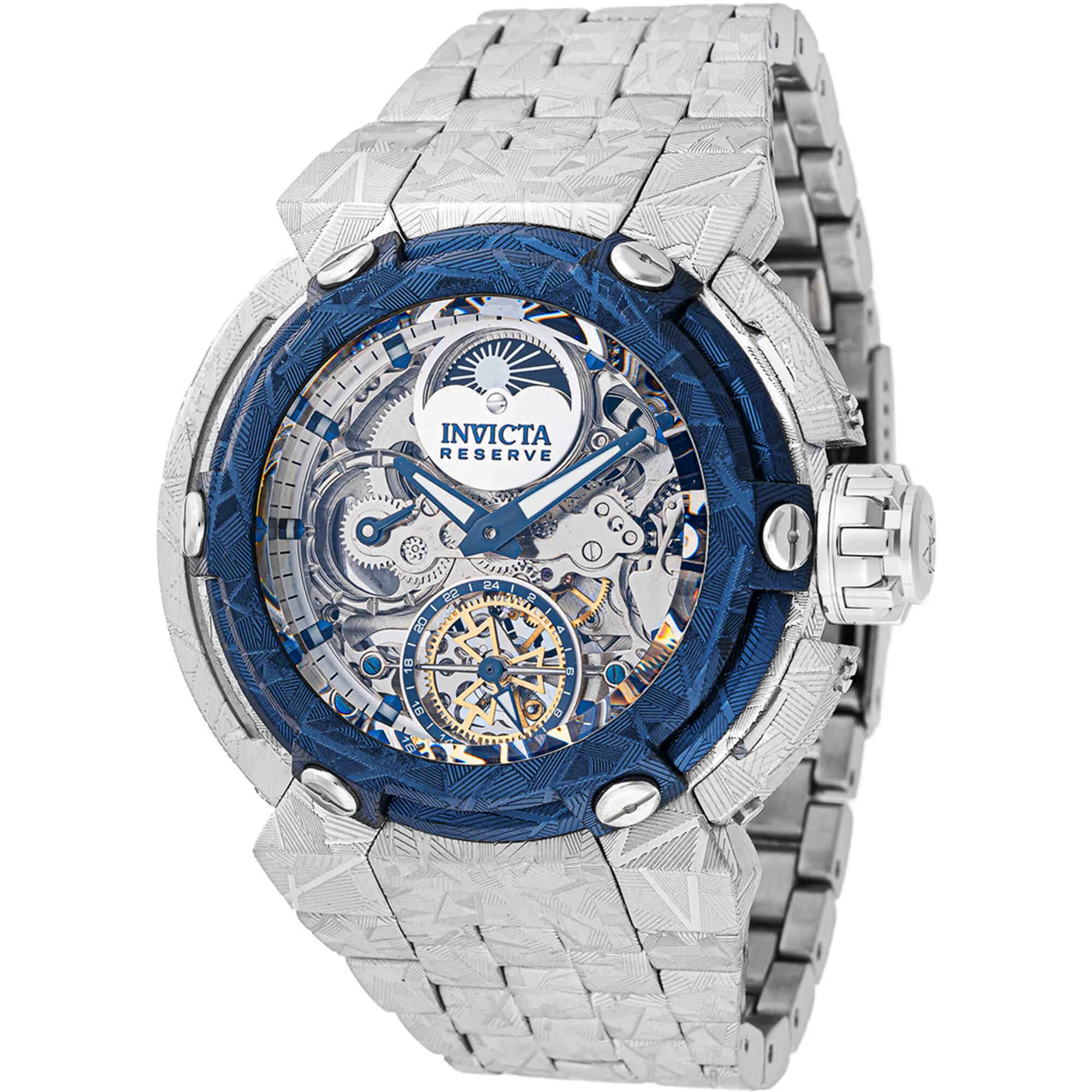 Invicta Men's Watch - Coalition Forces Automatic Silver Tone, Dark Blue Dial | 47709