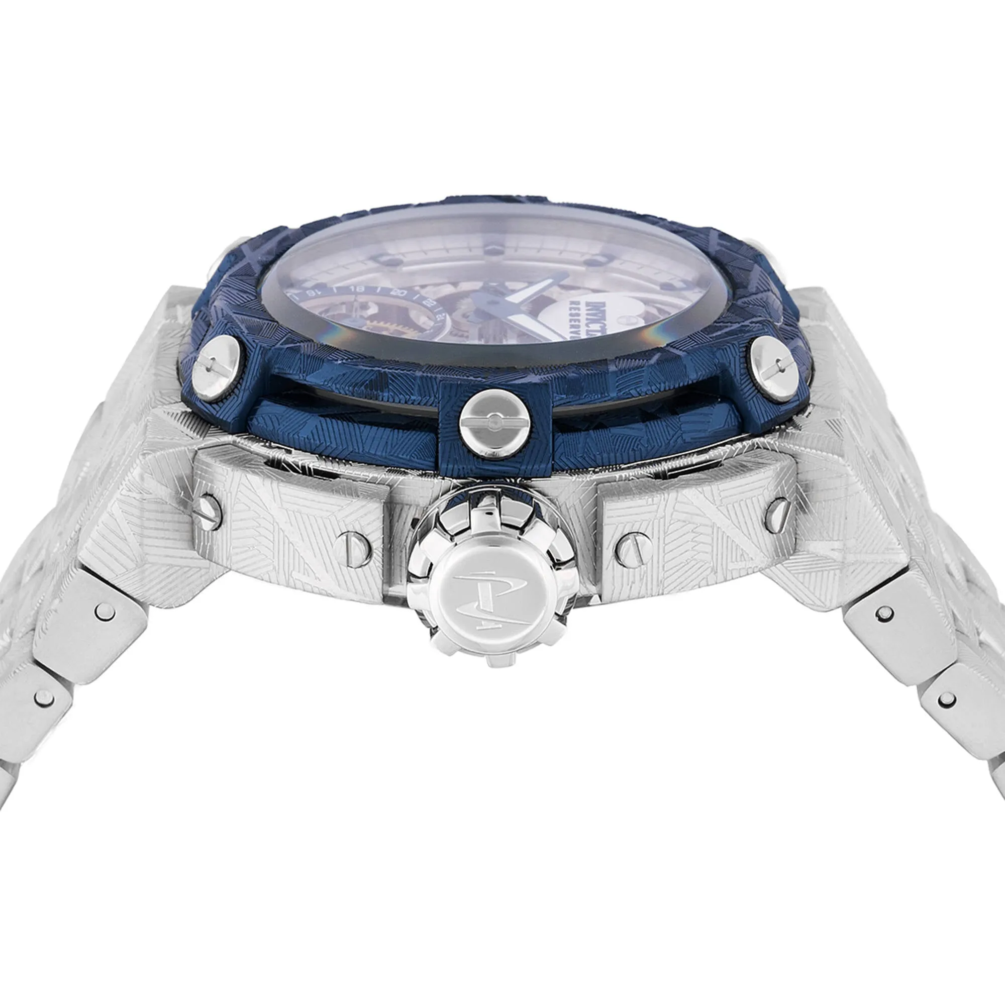 Invicta Men's Watch - Coalition Forces Automatic Silver Tone, Dark Blue Dial | 47709