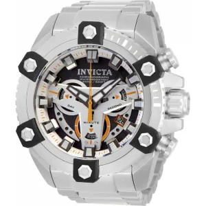 Invicta Men's Watch - Coalition Forces Chronograph Silver Tone and Grey Dial | 19579
