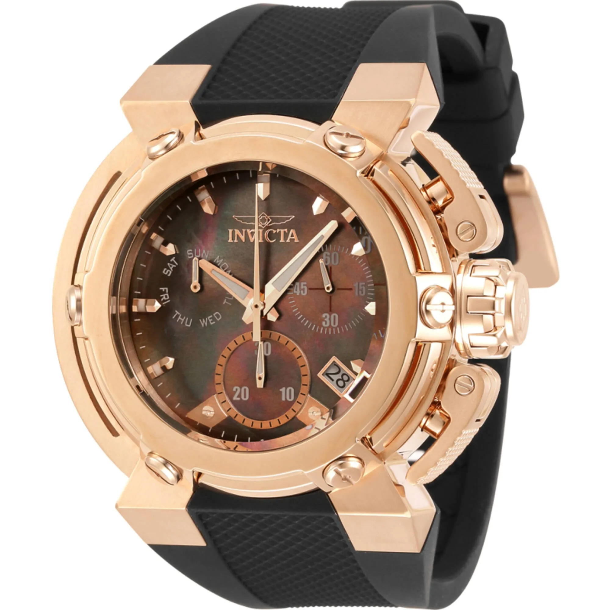 Invicta Men's Watch - Coalition Forces X-Wing Chrono Black Silicone Strap | 33710