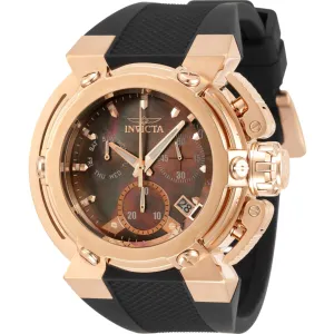 Invicta Men's Watch - Coalition Forces X-Wing Chrono Black Silicone Strap | 33710