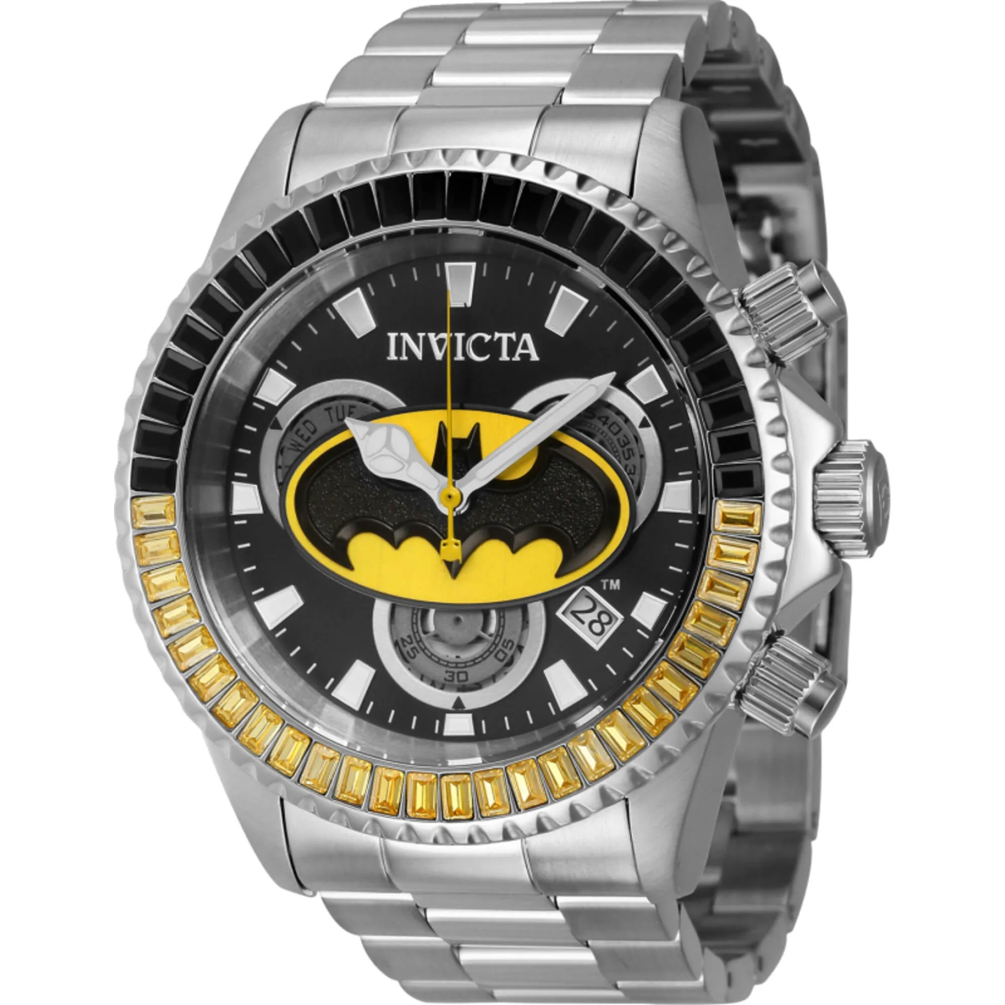 Invicta Men's Watch - DC Comics Batman Chronograph Stainless Steel Bracelet | 41271
