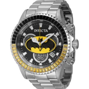 Invicta Men's Watch - DC Comics Batman Chronograph Stainless Steel Bracelet | 41271