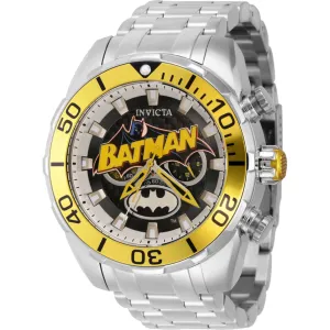 Invicta Men's Watch - DC Comics Batman Chronograph Stainless Steel Bracelet | 43565