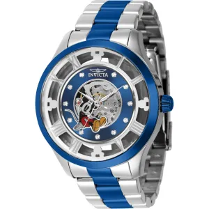 Invicta Men's Watch - Disney Mickey Mouse Mechanical Two Tone Steel Bracelet | 41366