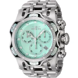 Invicta Men's Watch - Fusion Quartz Chronograph Turquoise Dial Steel Bracelet | 45658