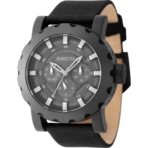 Invicta Men's Watch - I-Force Quartz Fixed Bezel Black Dial Strap Day-Date | 47585