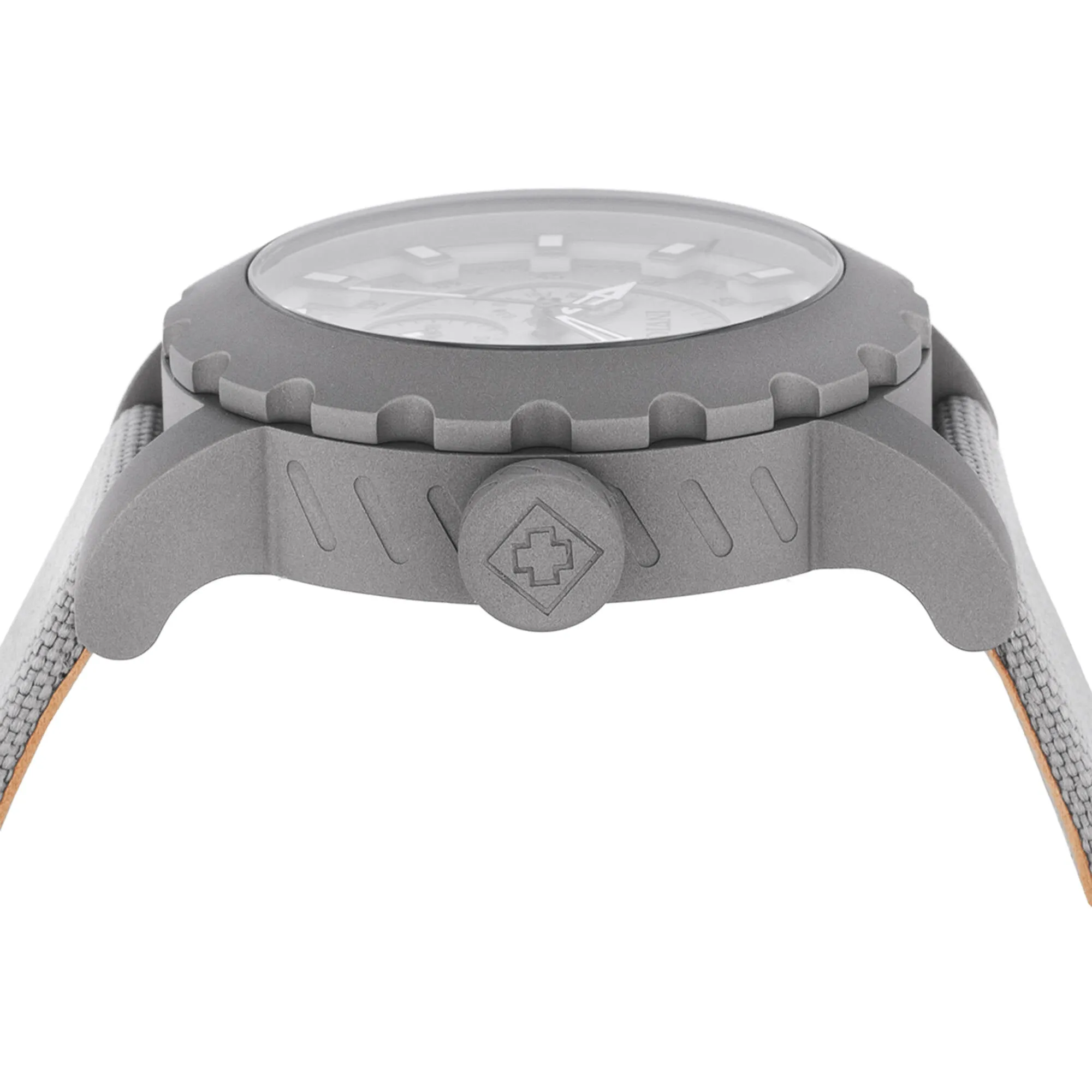 Invicta Men's Watch - I-Force Quartz Titanium Dial Light Grey Nylon Strap | 47584