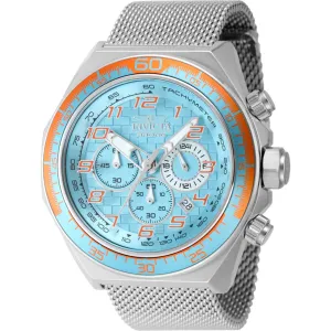 Invicta Men's Watch - Invicta Racing Chrono Light Blue Dial Mesh Bracelet | 47901