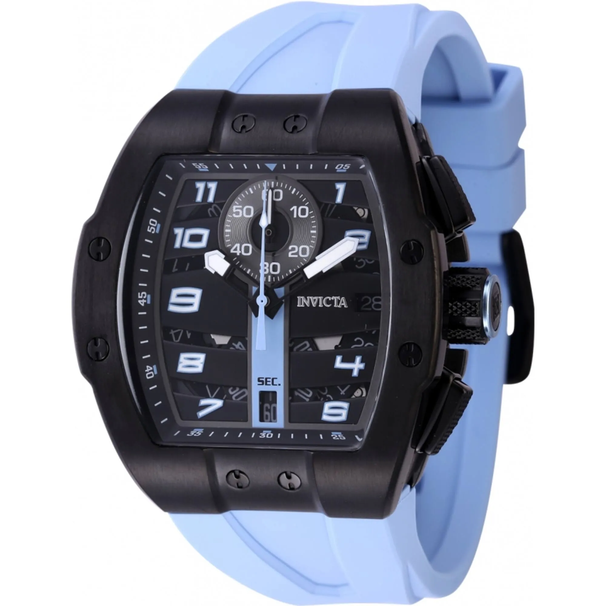 Invicta Men's Watch - Invicta Racing Chronograph Black Dial Light Blue Strap | 47370