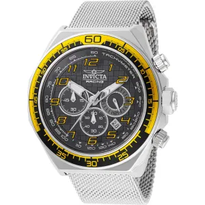 Invicta Men's Watch - Invicta Racing Chronograph Black Dial Mesh Bracelet | 47899