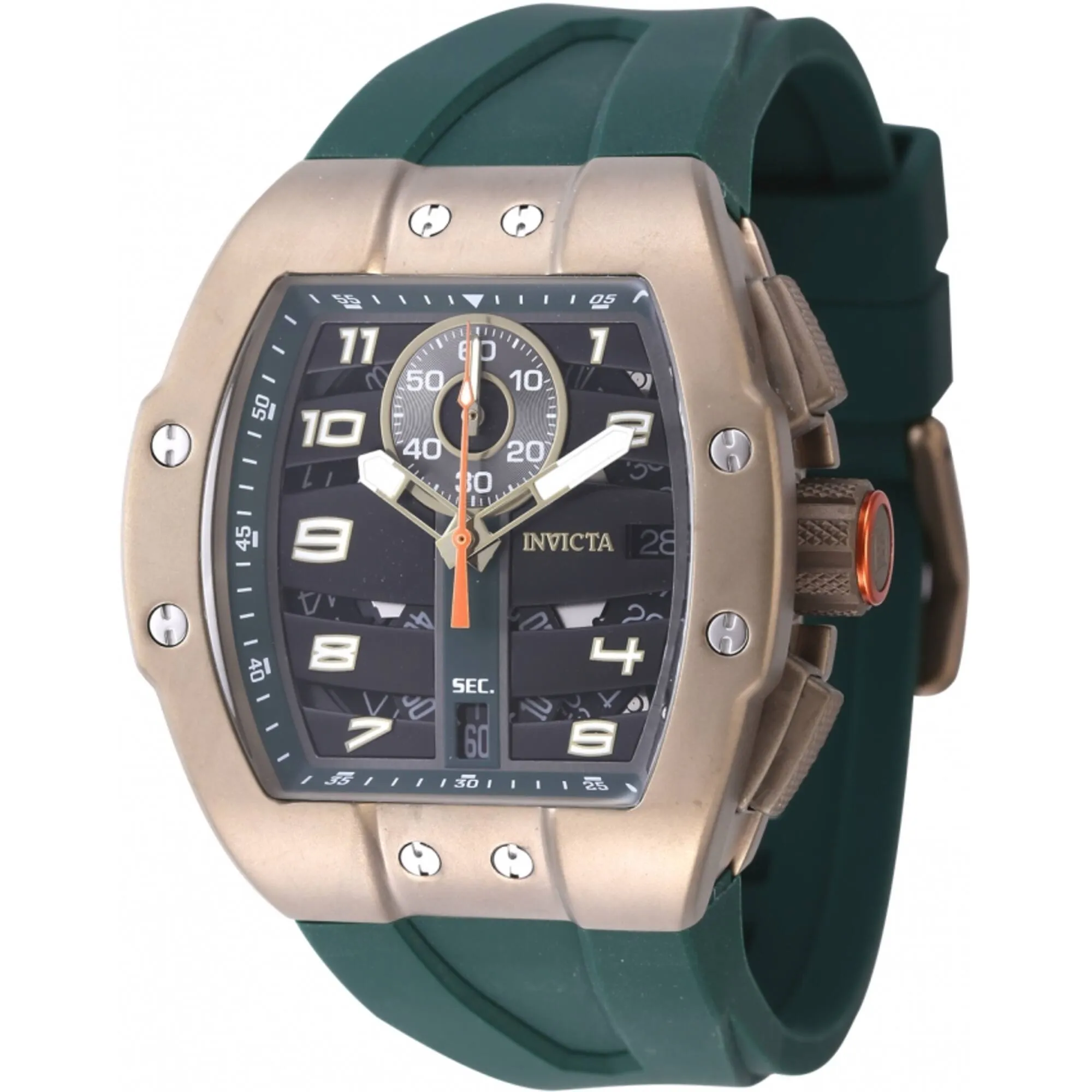 Invicta Men's Watch - Invicta Racing Chronograph Green Silicone Rubber Strap | 47373