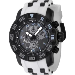 Invicta Men's Watch - Invicta Racing Chronograph White and Black Strap | 48064