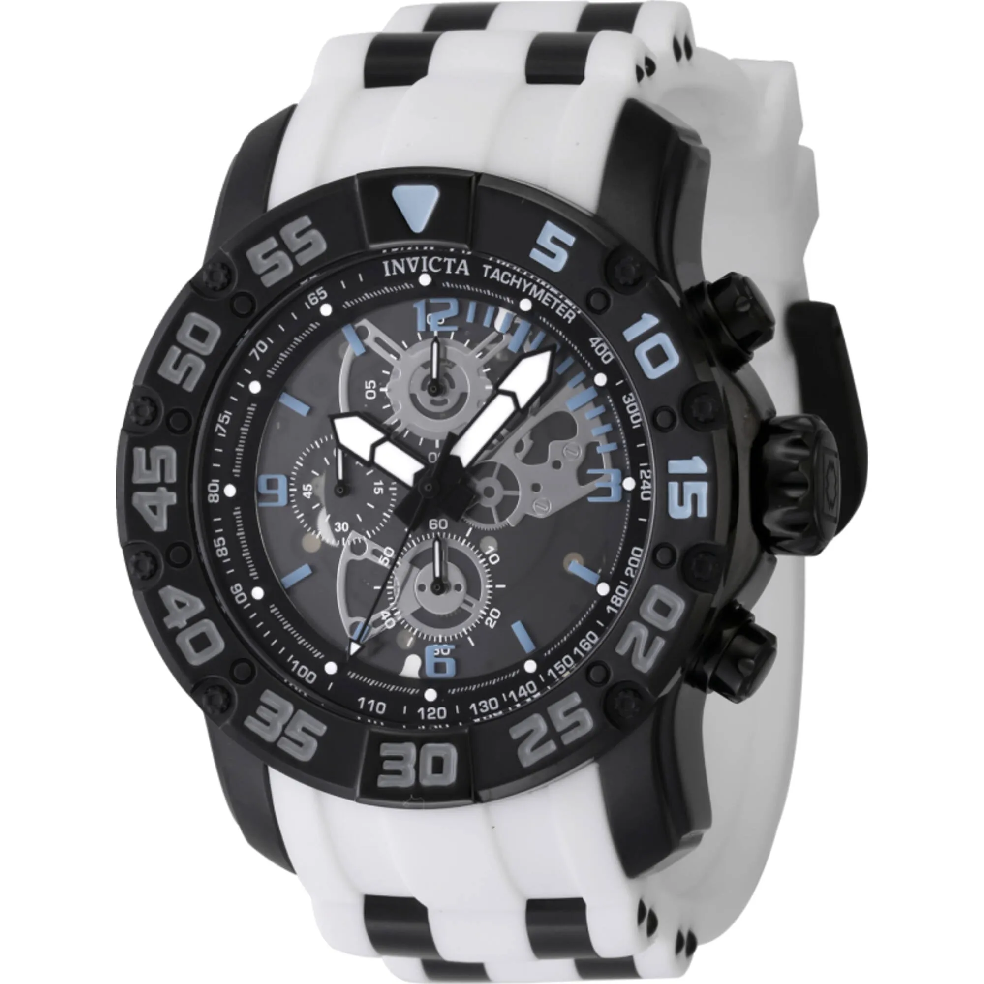 Invicta Men's Watch - Invicta Racing Chronograph White and Black Strap | 48064