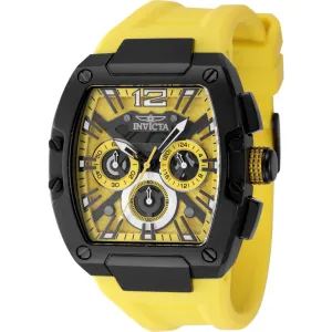 Invicta Men's Watch - Invicta Racing Chronograph Yellow and Black Dial Strap | 48472