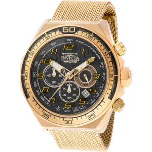 Invicta Men's Watch - Invicta Racing Chronograph Yellow Gold Mesh Bracelet | 47903