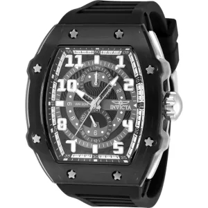 Invicta Men's Watch - Invicta Racing Quartz Black Brass Dial Silicone Strap | 48450