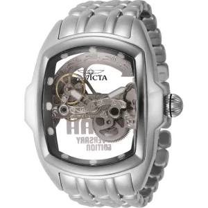 Invicta Men's Watch - Lupah Automatic Black and Silver Ghost Bridge Dial Steel | 45894