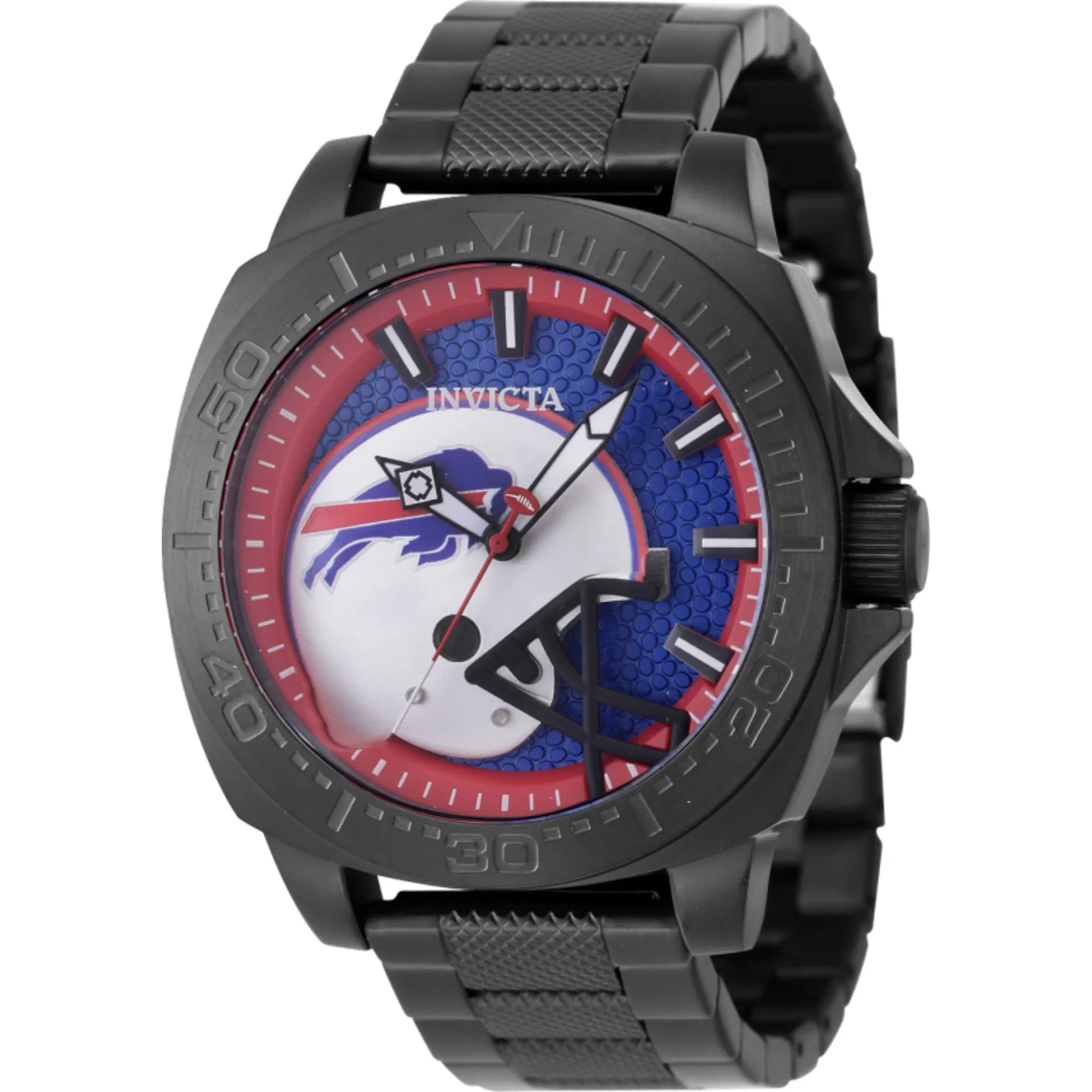 Invicta Men's Watch - NFL Buffalo Bills Quartz Red, Blue, White and Black Dial | 47884