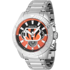 Invicta Men's Watch - NFL Cincinnati Bengals Orange and Black Dial Bracelet | 47959