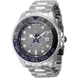 Invicta Men's Watch - NFL Dallas Cowboys Automatic Grey and Dark Blue Dial | 45023