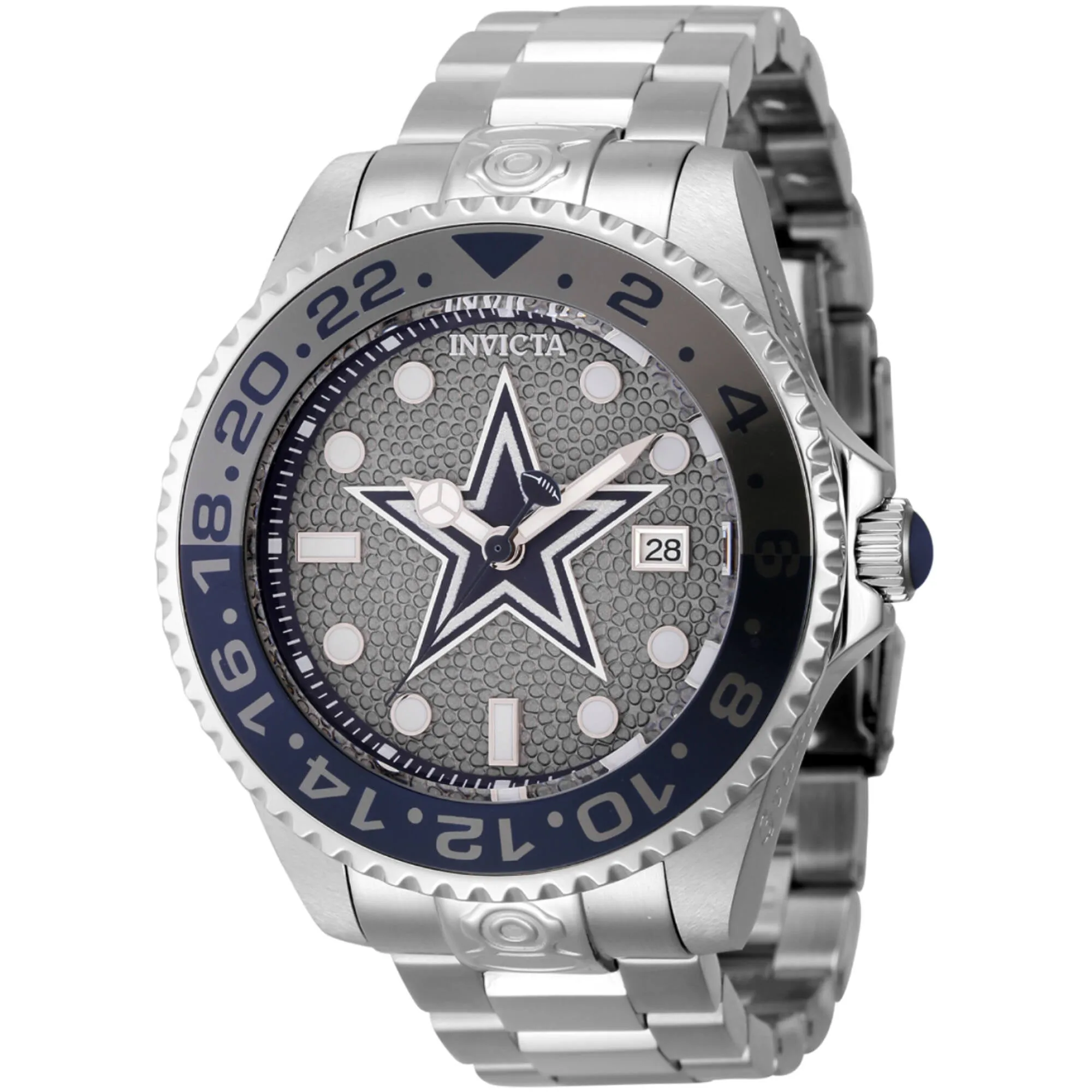 Invicta Men's Watch - NFL Dallas Cowboys Automatic Grey and Dark Blue Dial | 45023