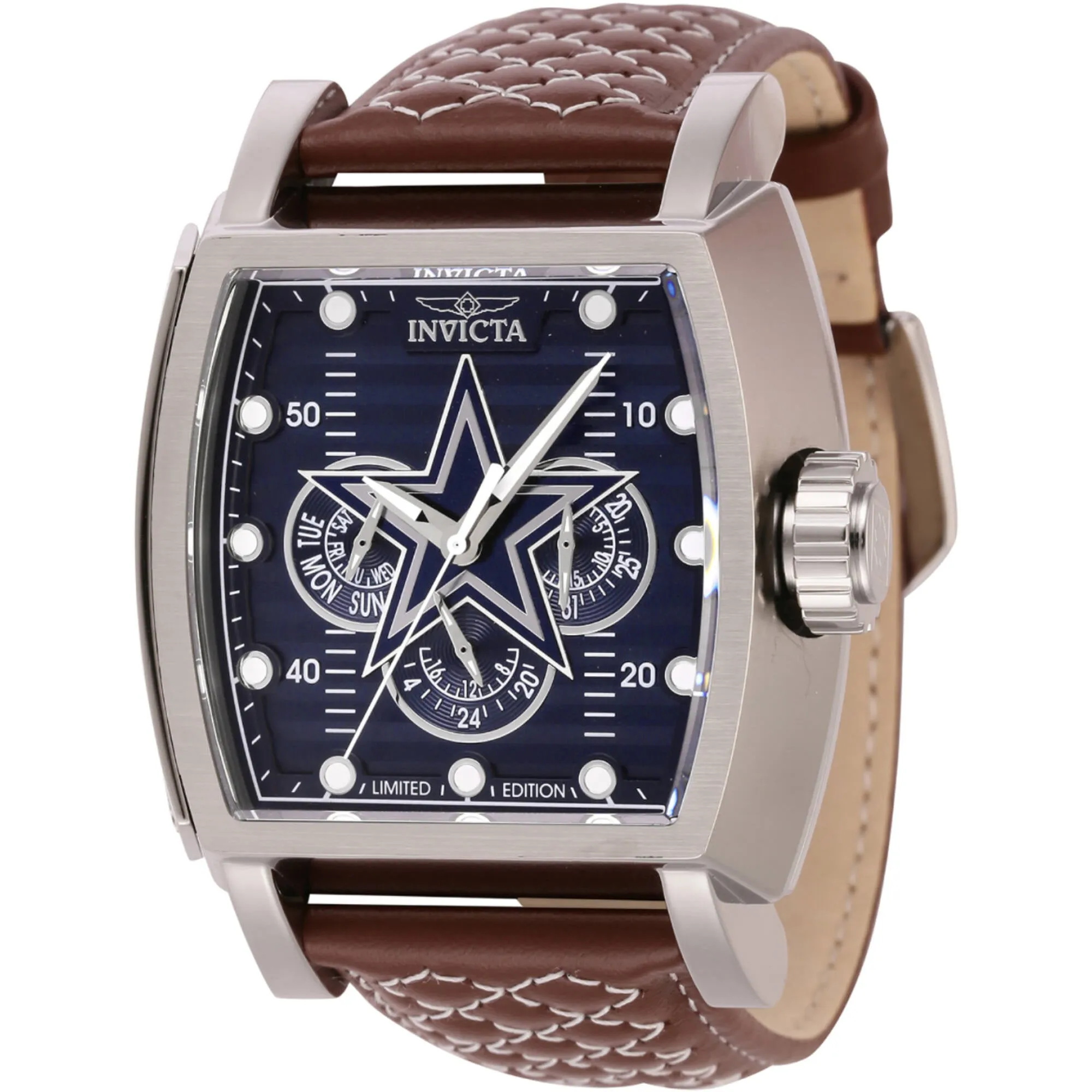 Invicta Men's Watch - NFL Dallas Cowboys Quartz Blue and Silver Tone Dial | 45076
