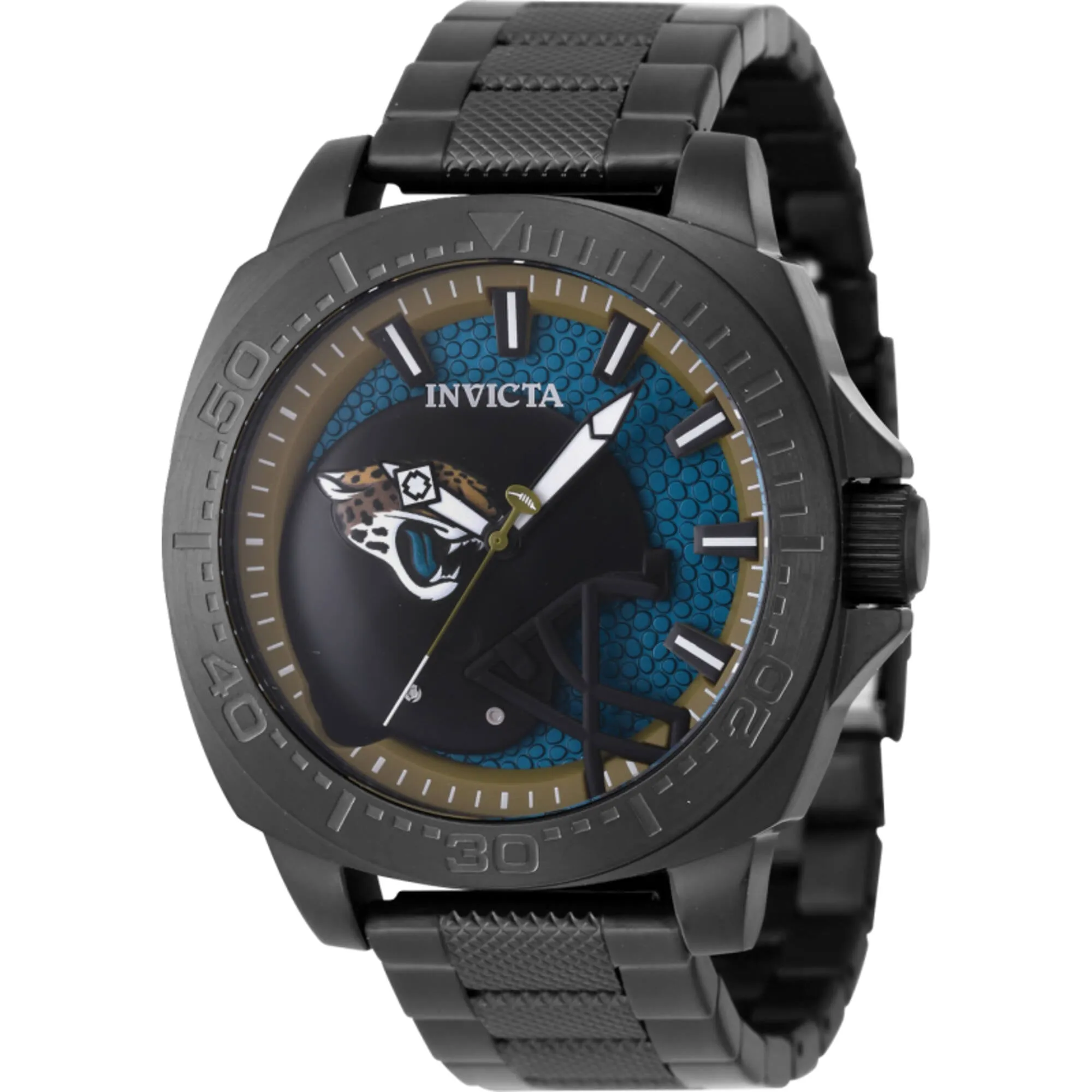 Invicta Men's Watch - NFL Jacksonville Jaguars Light Blue and Dark Yellow Dial | 47892