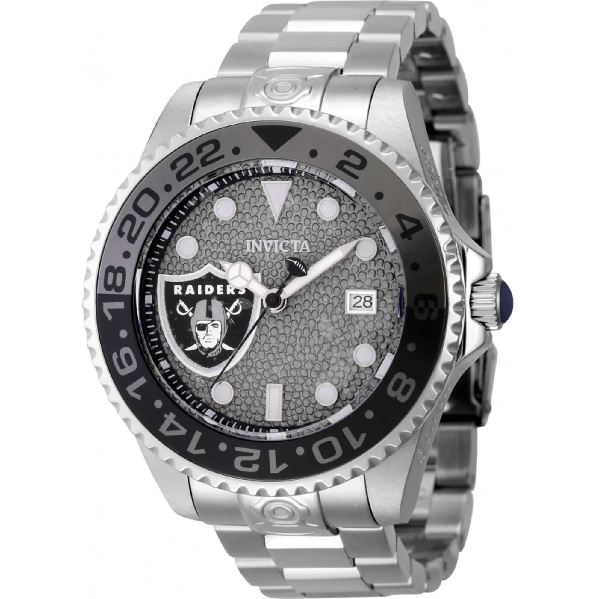 Invicta Men's Watch - NFL Las Vegas Raiders Automatic Grey and Black Dial | 45025