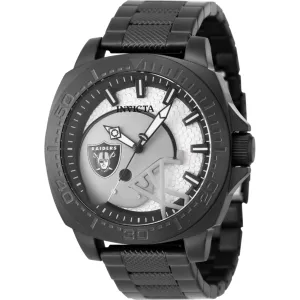 Invicta Men's Watch - NFL Las Vegas Raiders Grey and Black Dial Bracelet | 47869
