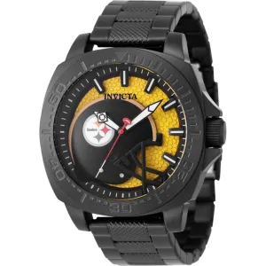 Invicta Men's Watch - NFL Pittsburgh Steelers Yellow and Black Dial Bracelet | 47868
