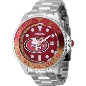 Invicta Men's Watch - NFL San Francisco 49ers Automatic Silver Tone Bracelet | 45032