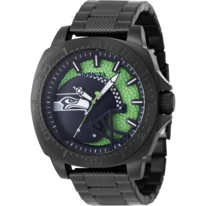 Invicta Men's Watch - NFL Seattle Seahawks Light Green and Blue Dial Bracelet | 47888