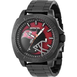 Invicta Men's Watch - NFL Tampa Bay Buccaneers Quartz Red, Black and Grey Dial | 47878