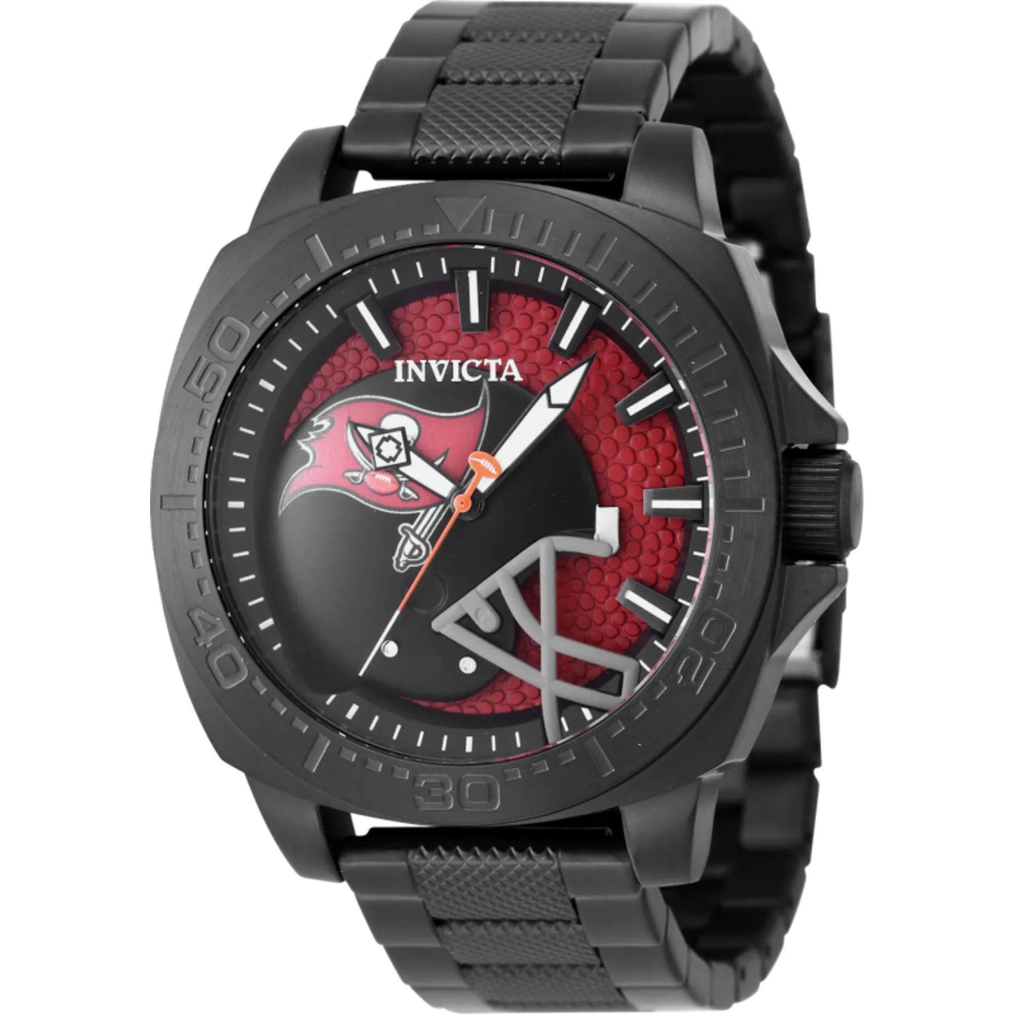 Invicta Men's Watch - NFL Tampa Bay Buccaneers Quartz Red, Black and Grey Dial | 47878
