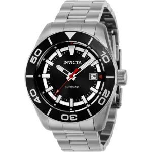 Invicta Men's Watch - Pro Diver Automatic Black and Silver Tone Dial Bracelet | 38664
